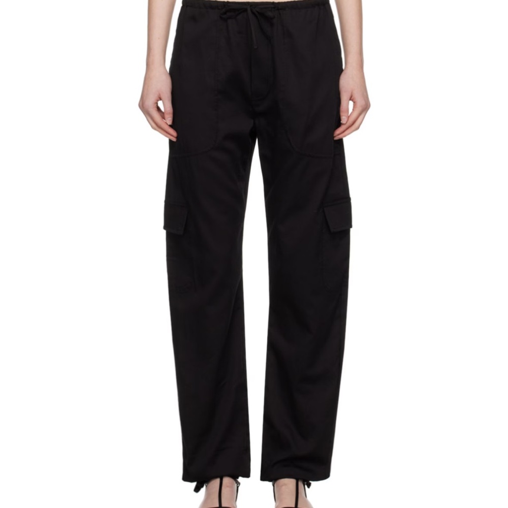 LESET black yoko cargo pants